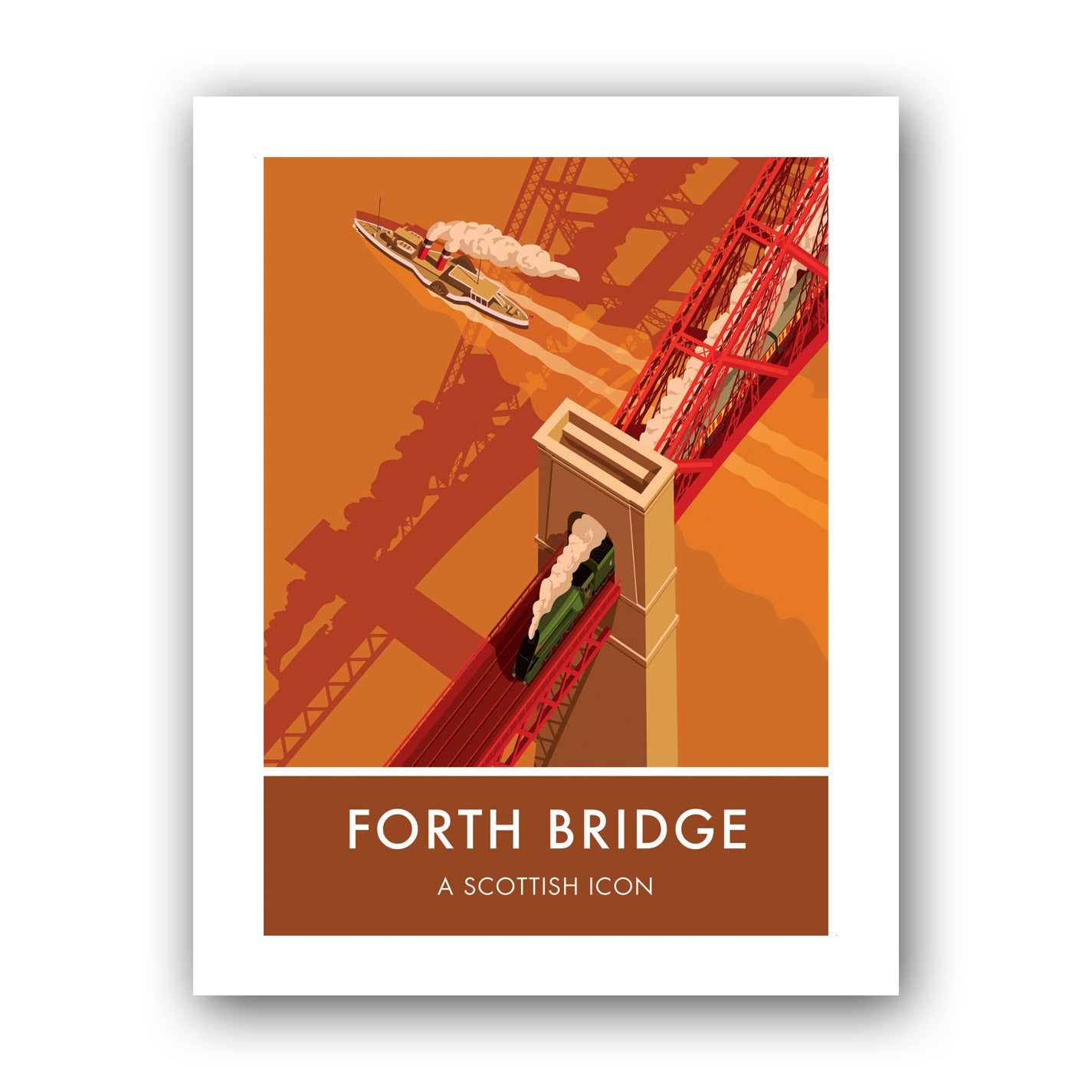 Forth Bridge Art Print