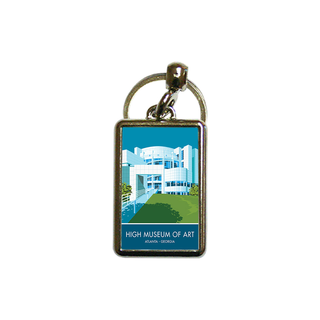 High Musuem of Art Metal Keyring