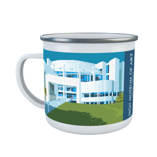 Museum Of High Art, Atlanta, Georgia Enamel Mug