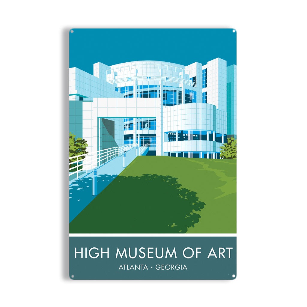 High Musuem of Art Metal Sign