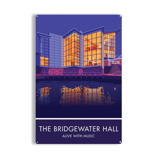 The Bridgewater Hall Metal Sign