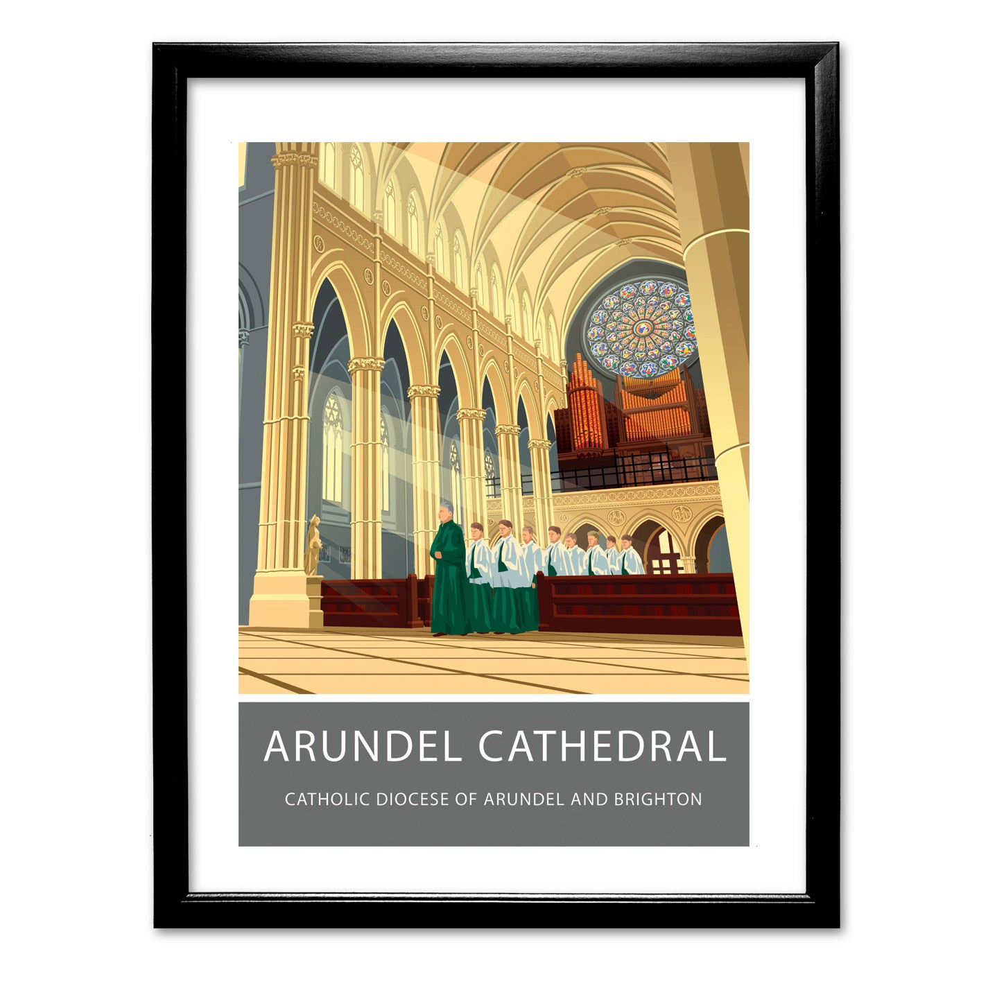 Arundel Cathedral Art Print