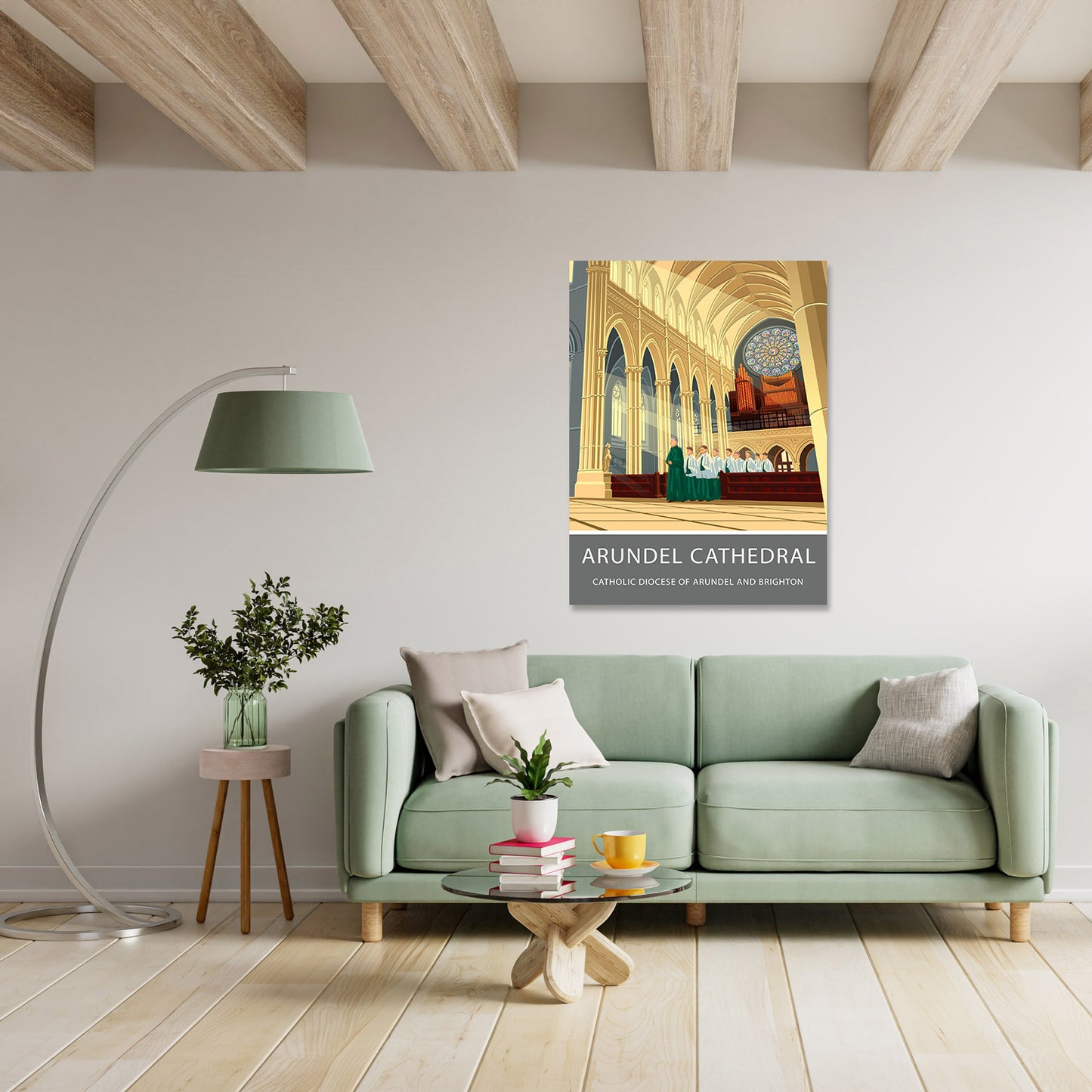 Arundel Cathedral Art Print