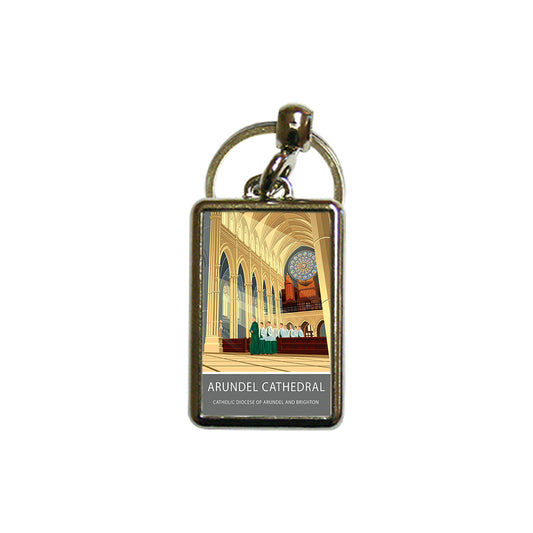 Arundel Cathedral Metal Keyring