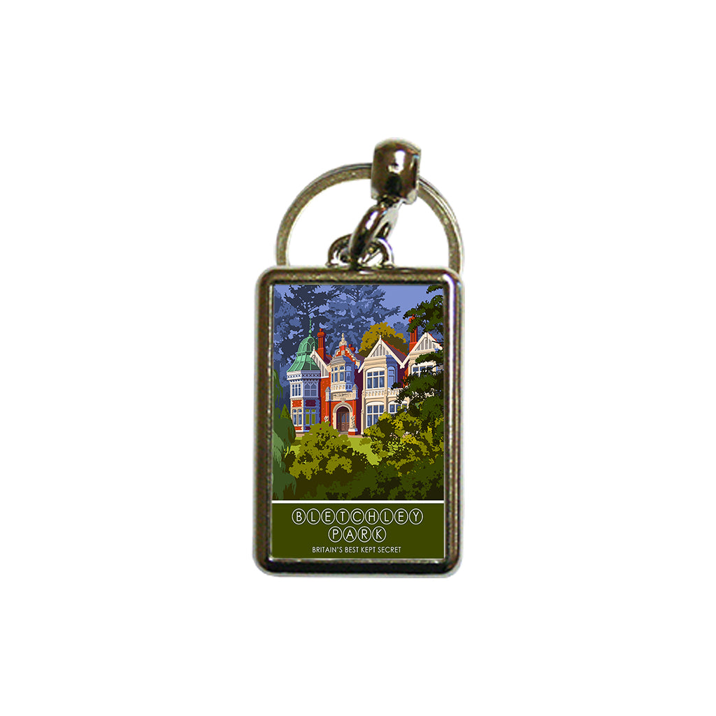 Bletchley Park Metal Keyring