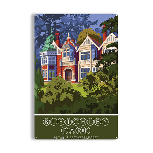 Bletchley Park Metal Sign