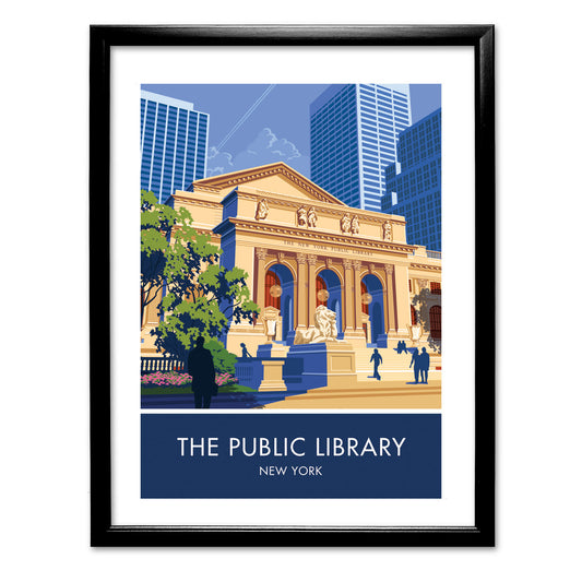 The Public Library Art Print