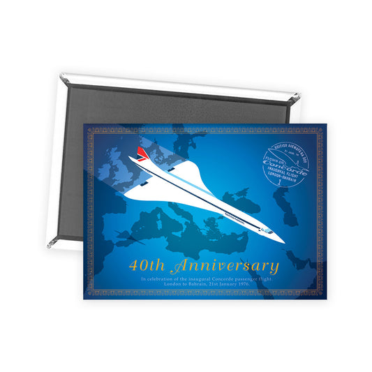 Concorde 40th Anniversary Magnet