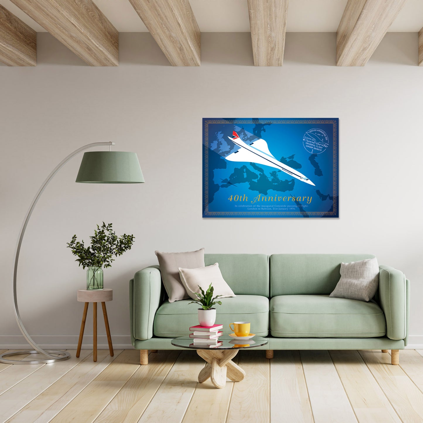 Concorde 40th Anniversary Art Print