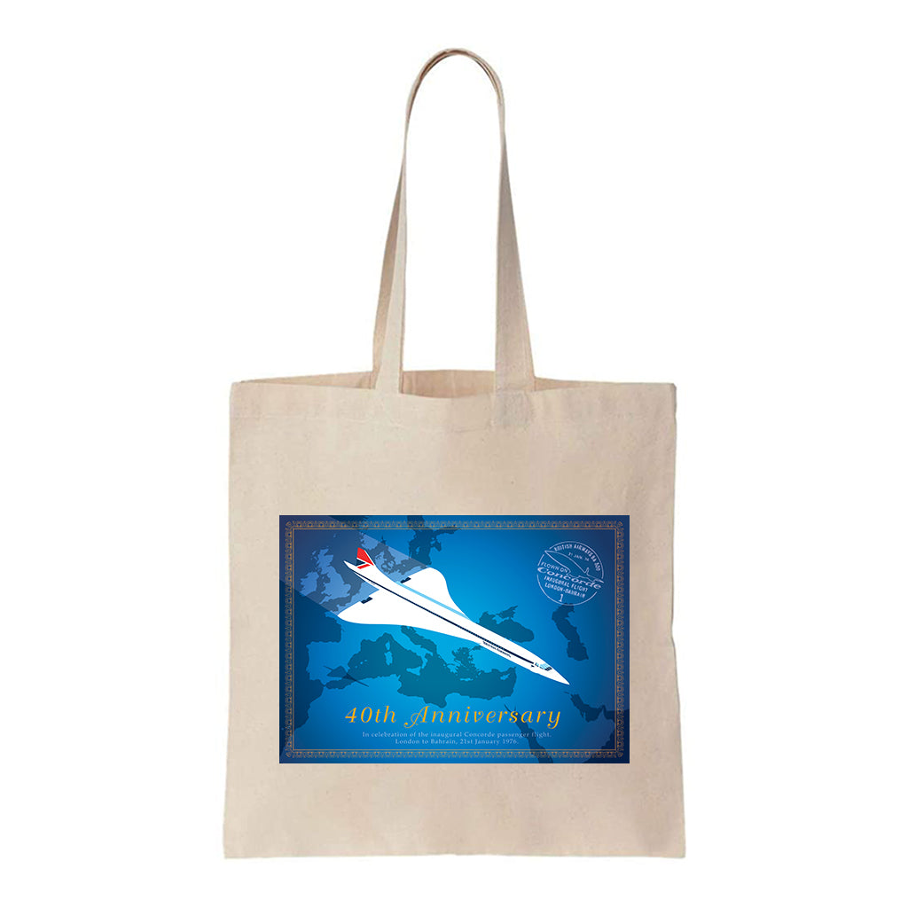 Concorde 40th Anniversary Tote Bag