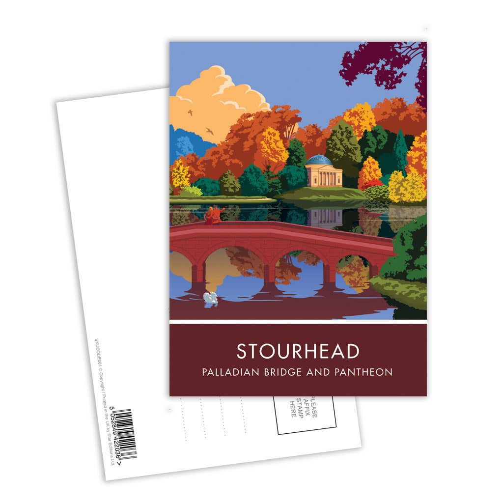 Stourhead Postcard Pack of 8