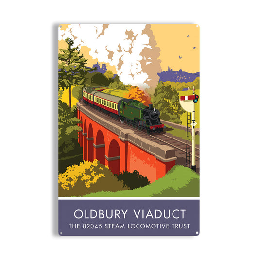 Oldbury Viaduct Metal Sign