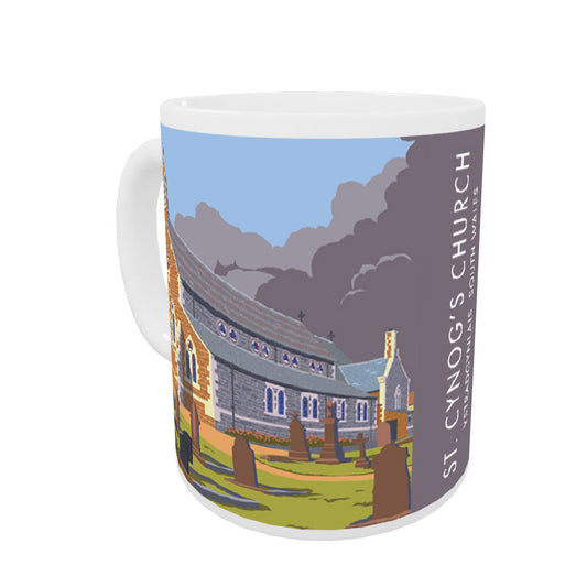 St Cynogs Church, Wales Mug