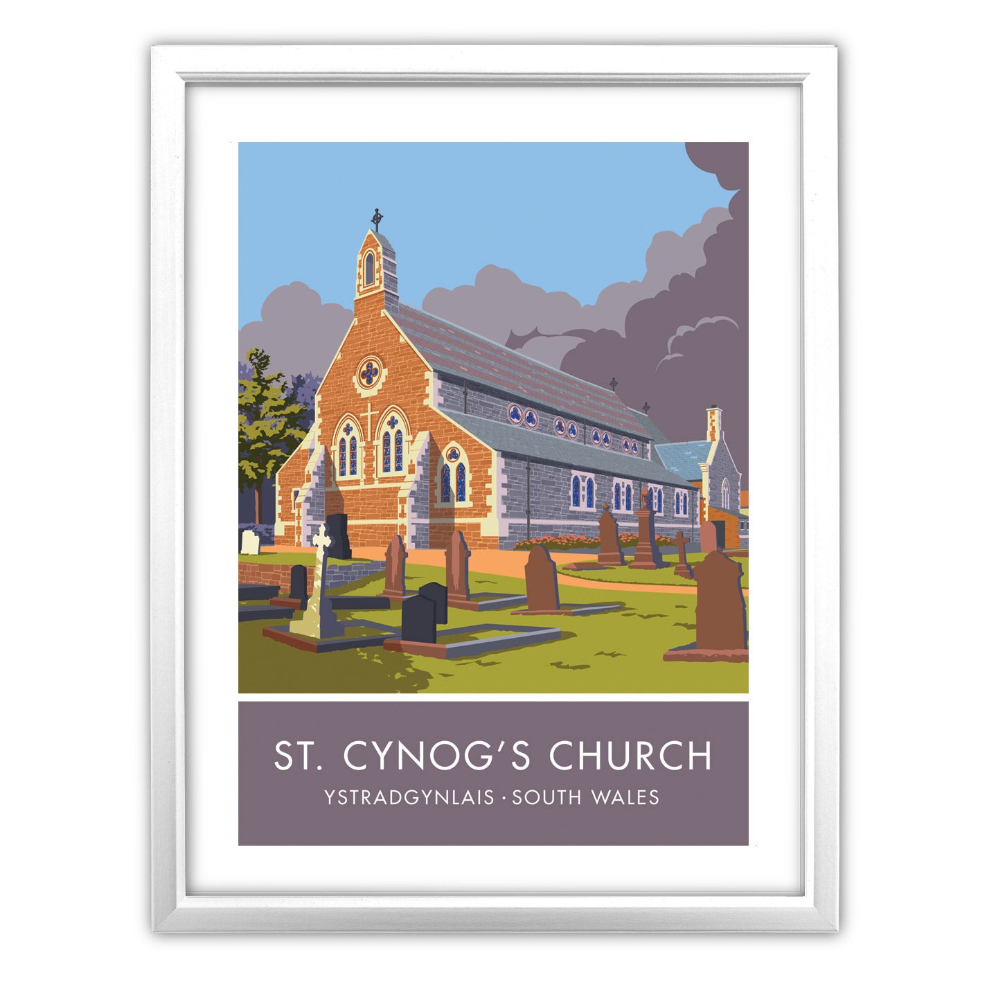 St. Cynog's Church Art Print