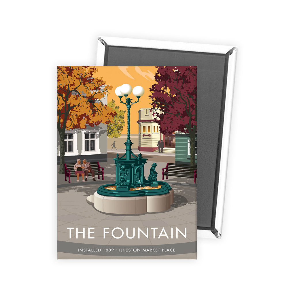 The Fountain, Ilkeston Market Place Magnet