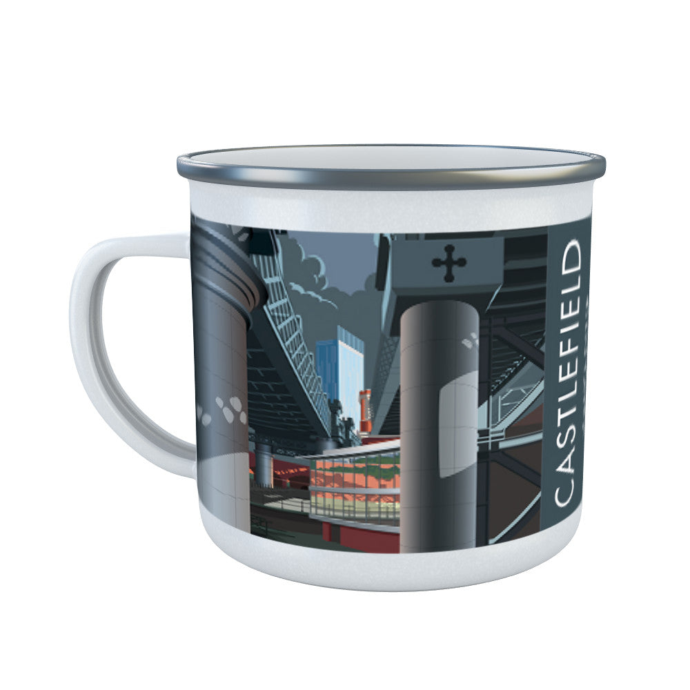 Castlefield, Manchester, Cheshire Enamel Mug