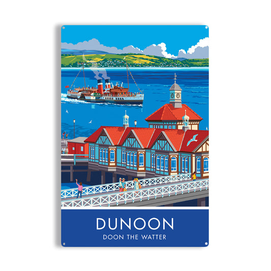 Dunoon, Doon The Water Metal Sign