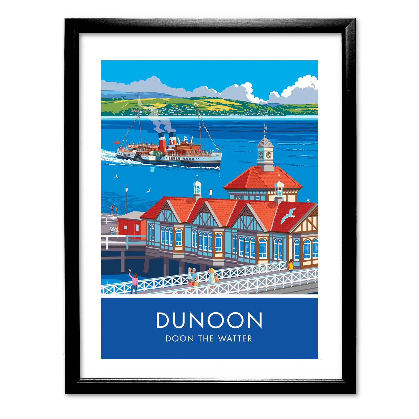 Dunoon, Doon The Water Art Print
