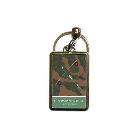 Supermarine Spitfire Metal Keyring