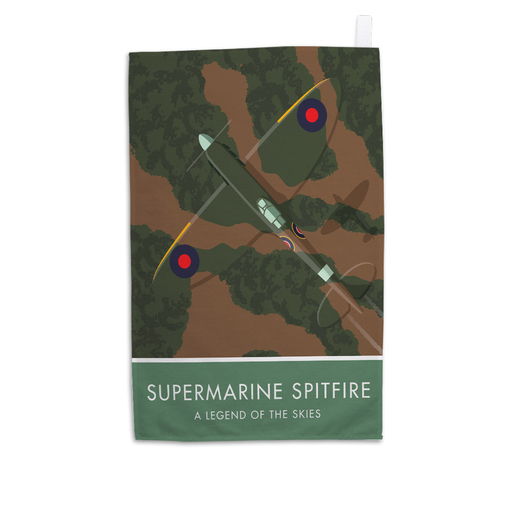 Supermarine Spitfire Tea Towel