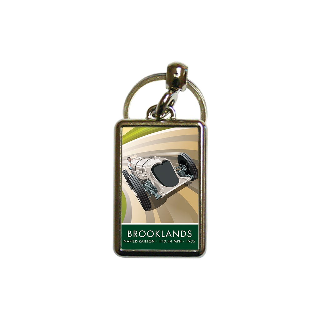 Brooklands Metal Keyring