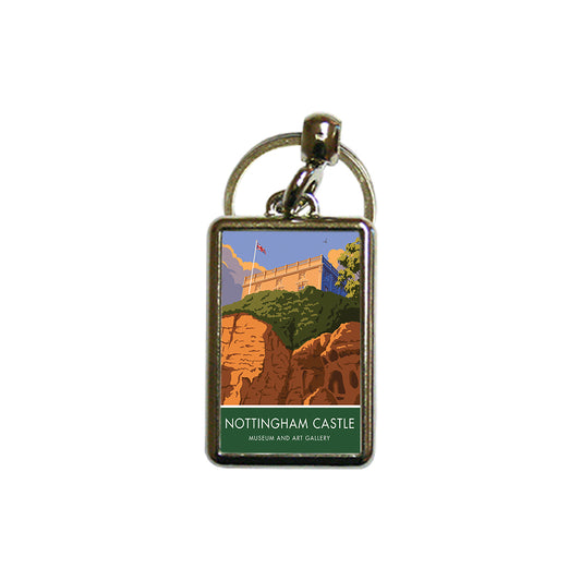Nottingham Castle Metal Keyring