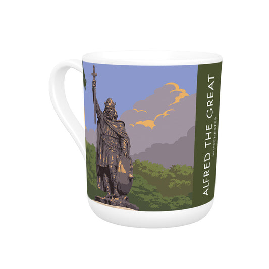 Alfred the Great, Winchester, Hampshire Bone China Mug