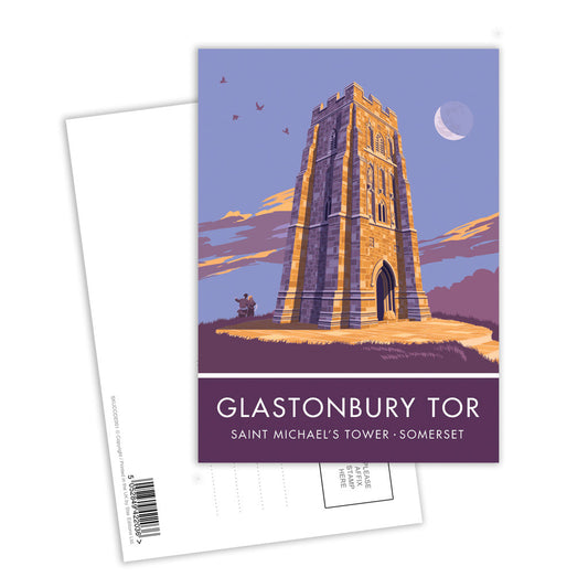 Glastonbury Tor Postcard Pack of 8