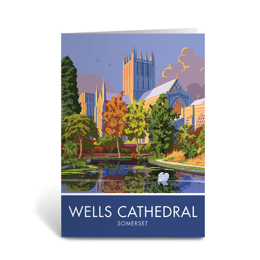 Wells Cathedral, Somerset Greeting Card 7x5