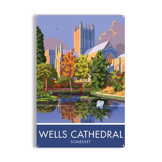 Wells Cathedral, Somerset Metal Sign