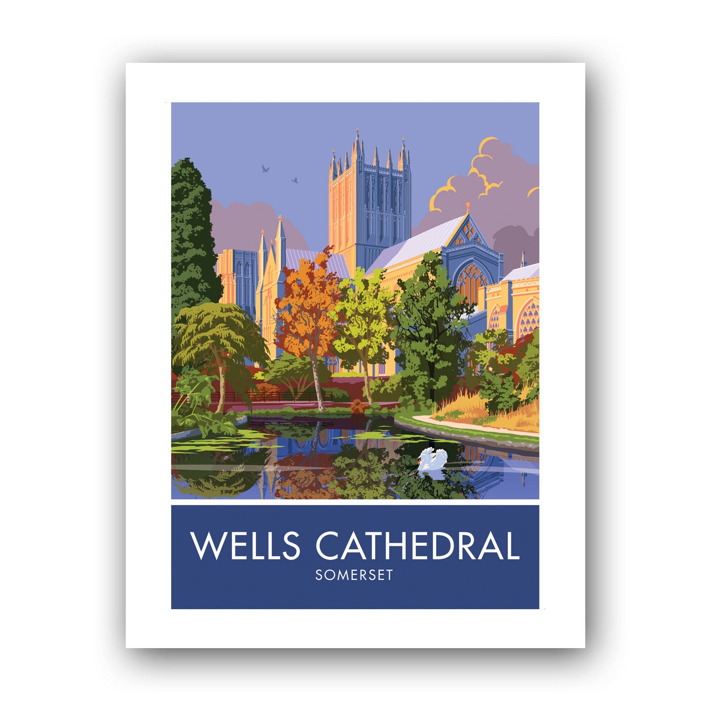 Wells Cathedral, Somerset Art Print