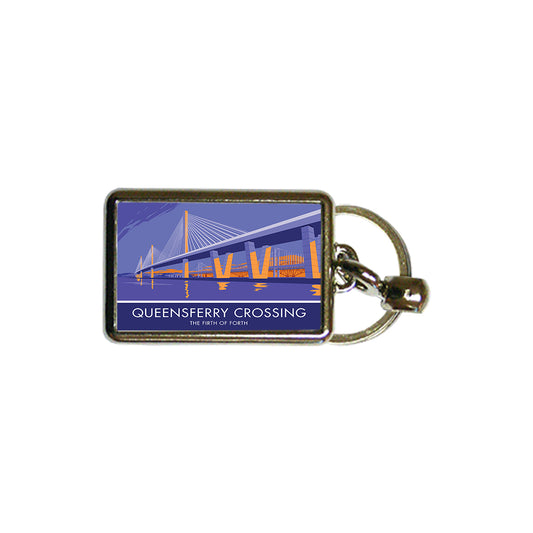 Queensferry Crossing Metal Keyring