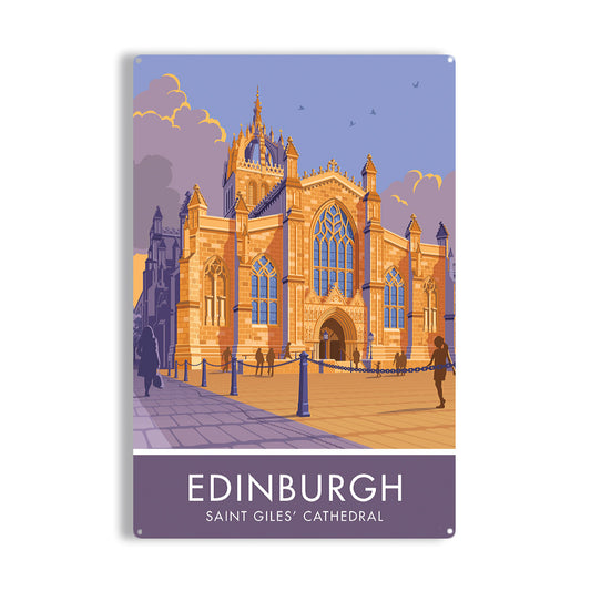 Edinburgh, St Giles' Cathedral Metal Sign