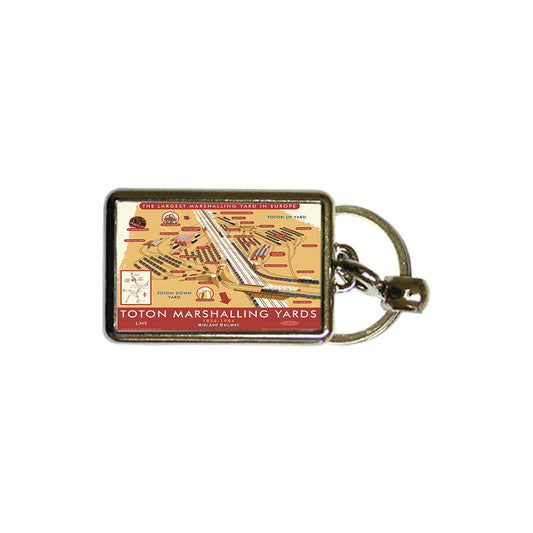 Toton Marshalling Yards Metal Keyring