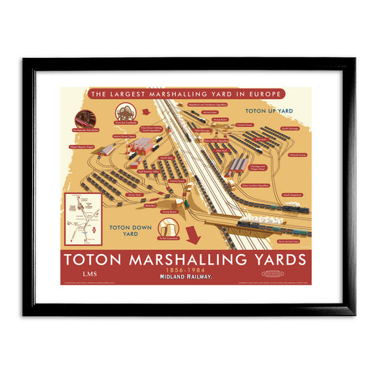 Toton Marshalling Yards Art Print