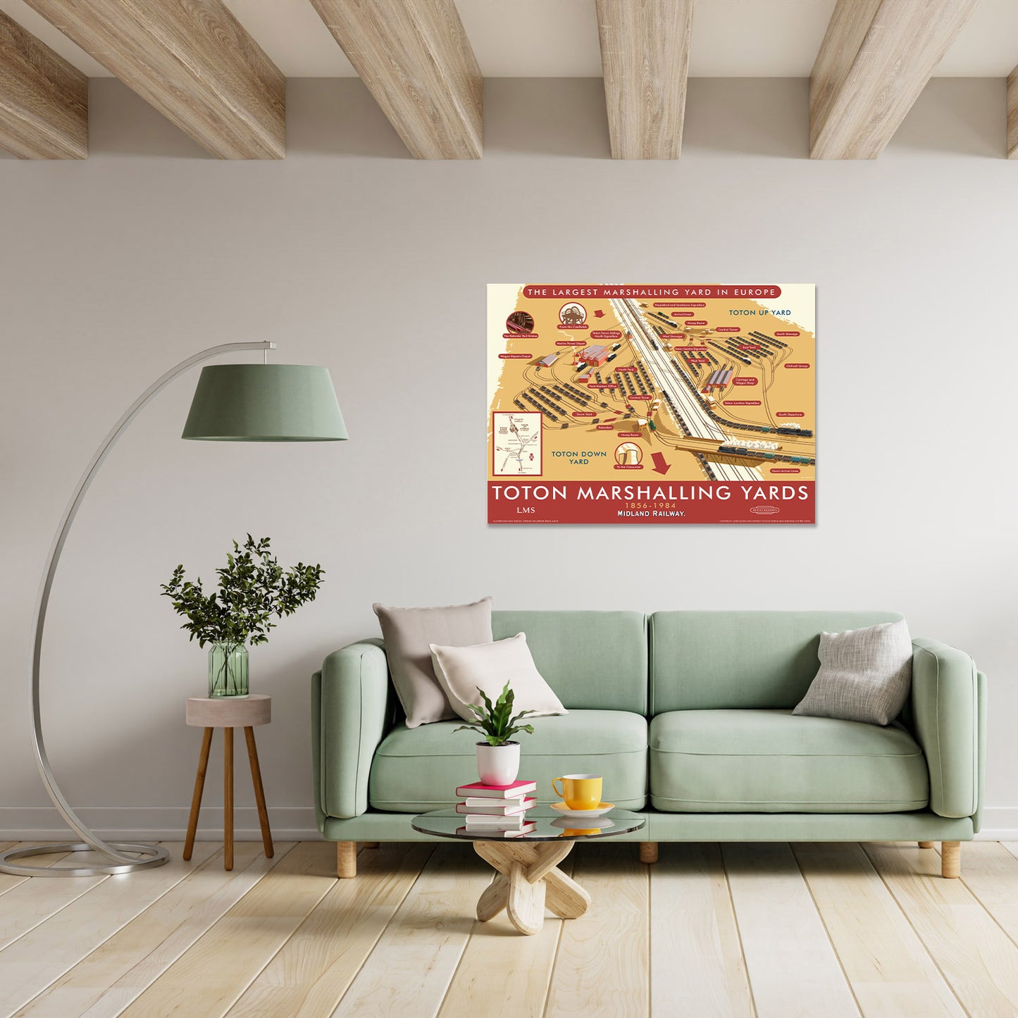 Toton Marshalling Yards Art Print