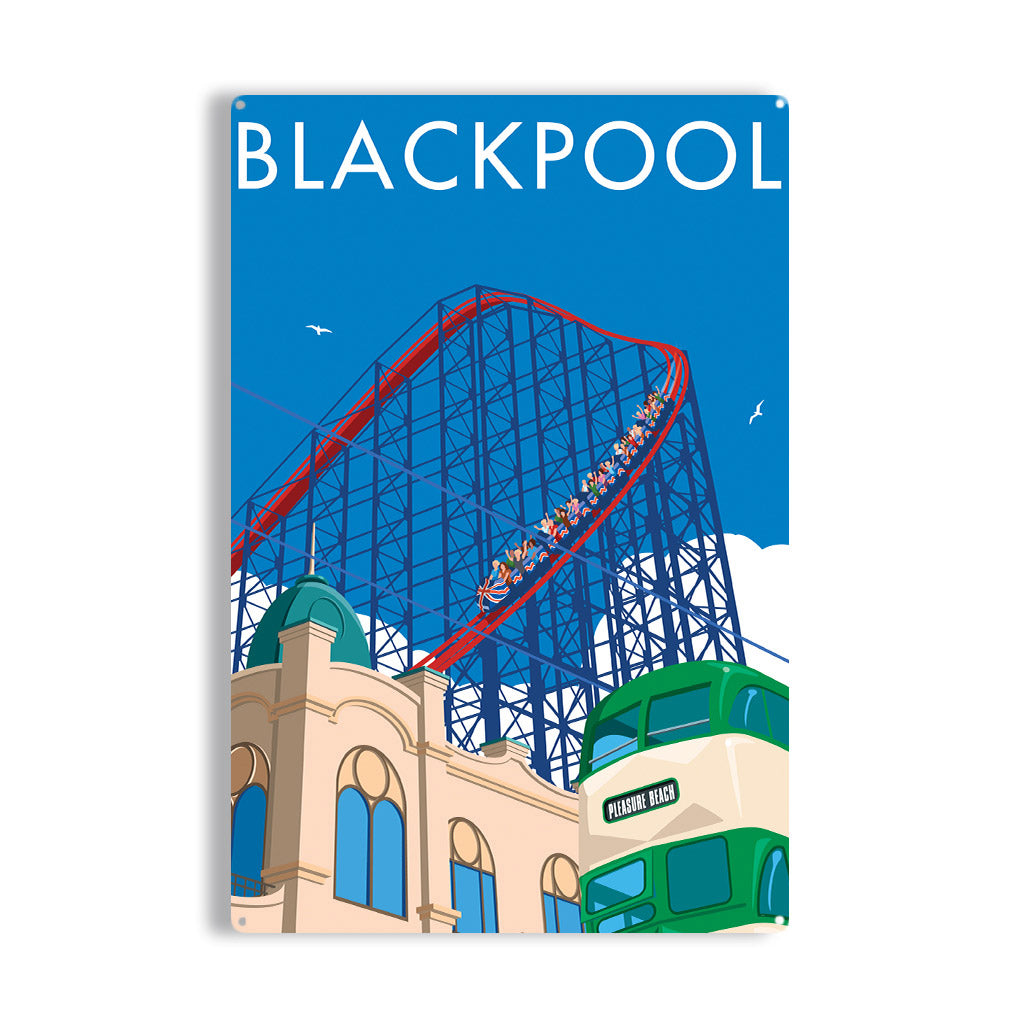 Blackpool Metal Sign