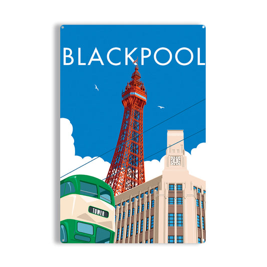 Blackpool Metal Sign