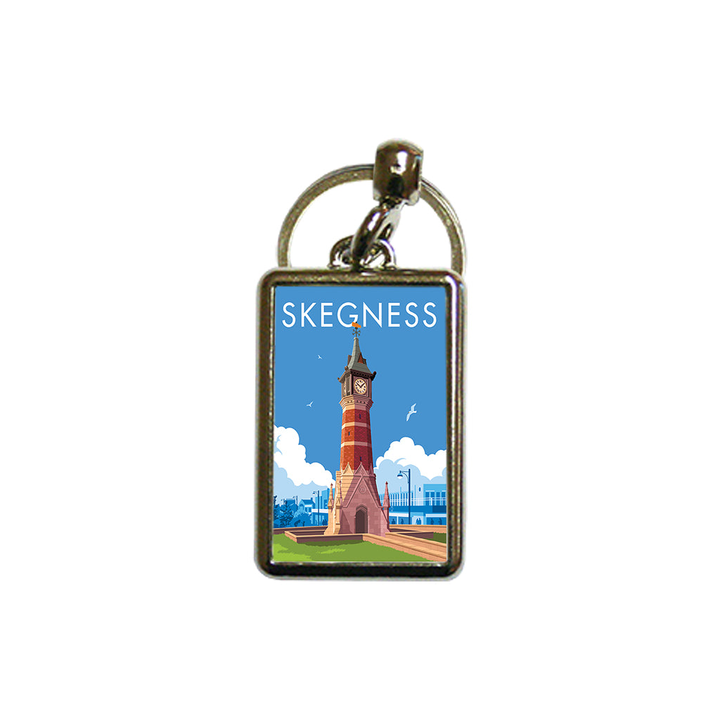 Skegness Metal Keyring