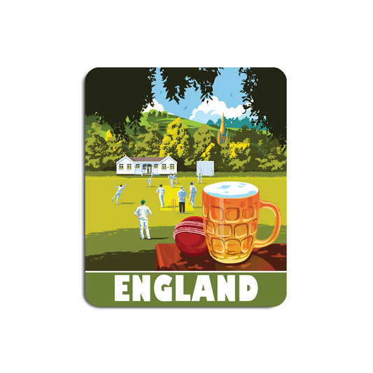 England Village Cricket Mouse Mat