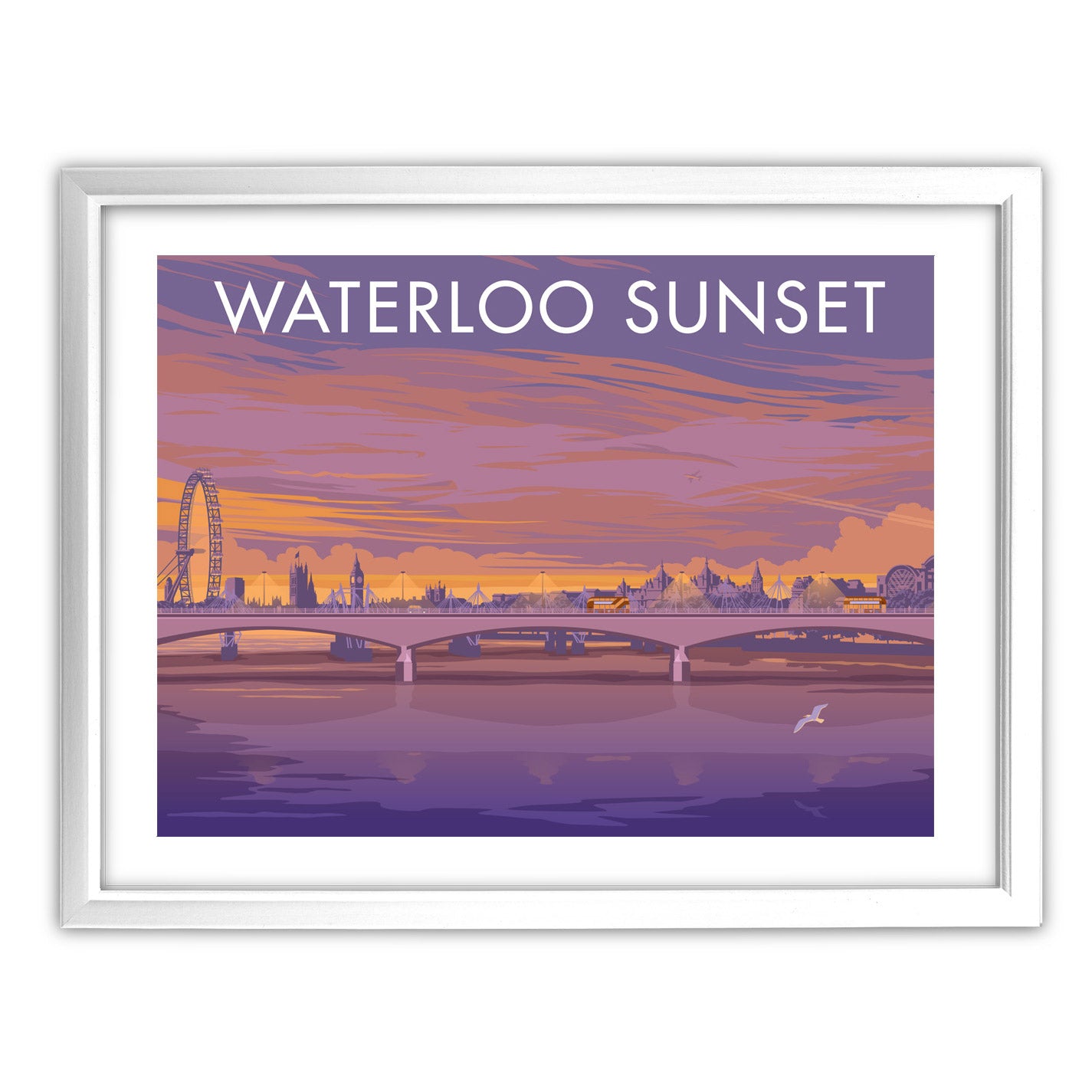 London, Waterloo Sunset Art Print