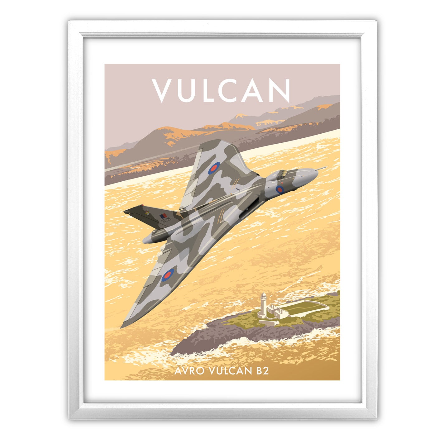 Vulcan, Avro Vulcan B2, London Art Print