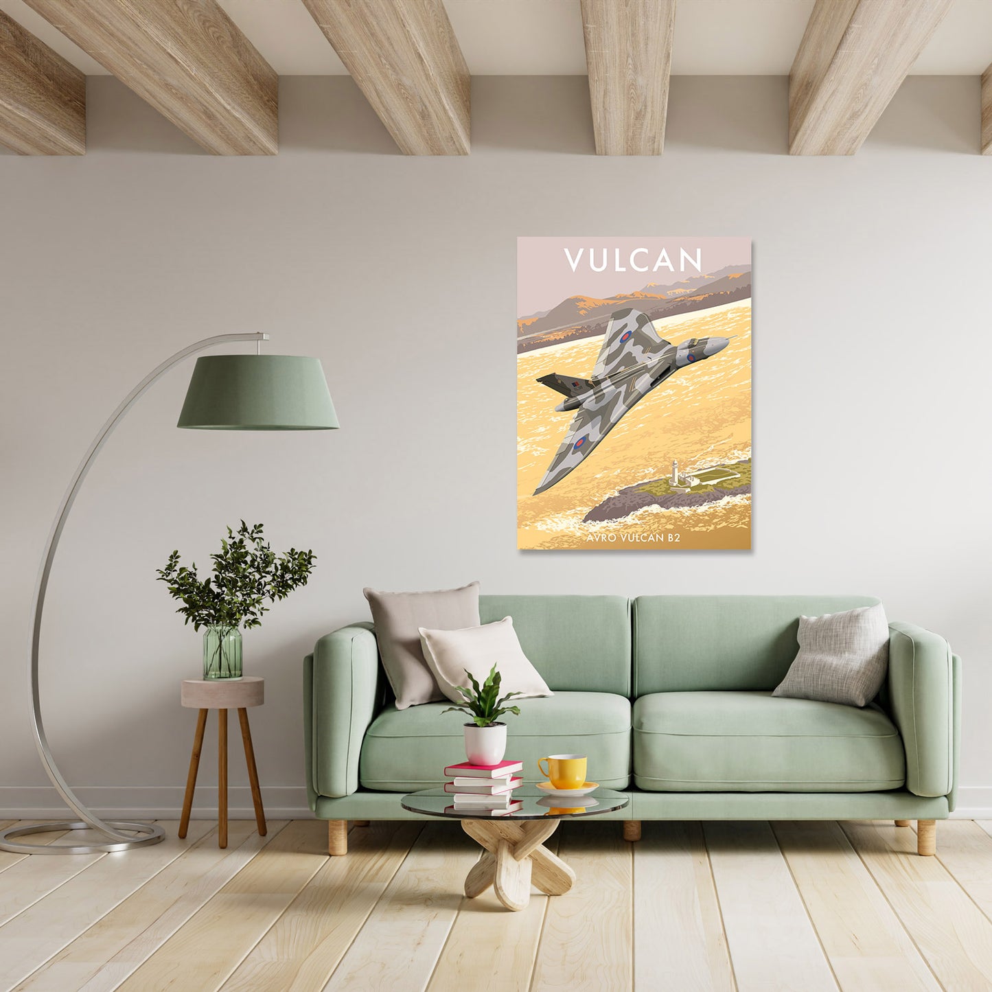 Vulcan, Avro Vulcan B2, London Art Print