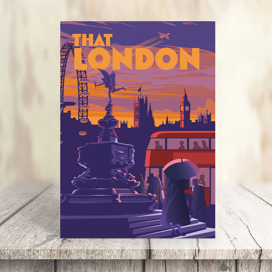 That London Greeting Card 7x5