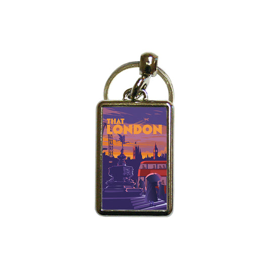 That London Metal Keyring