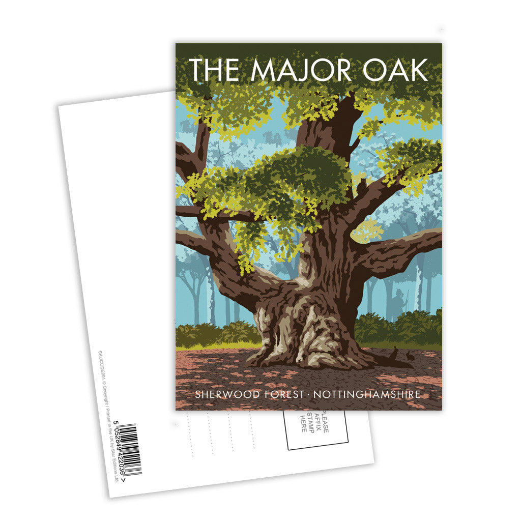 The Major Oak Postcard Pack of 8