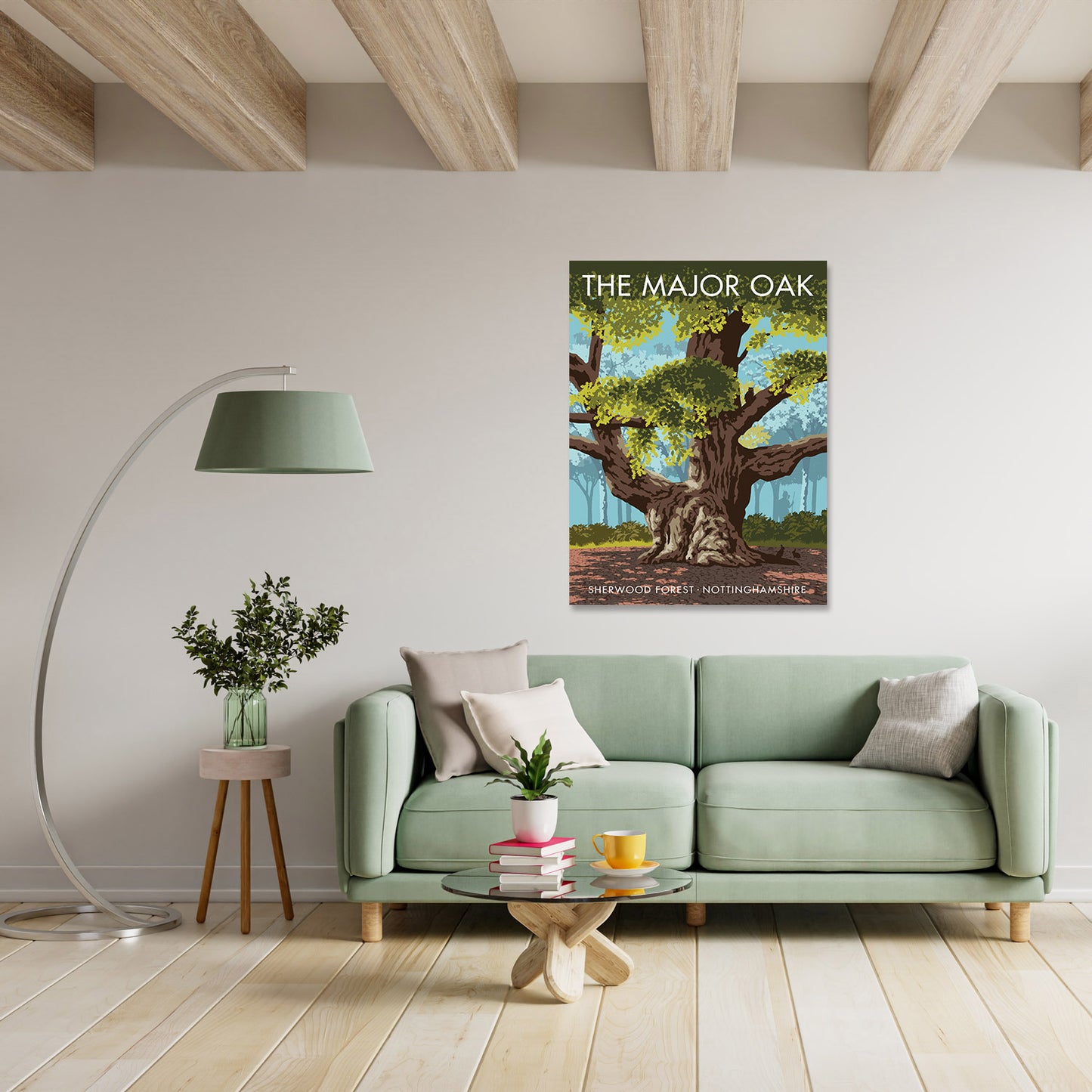 The Major Oak Art Print