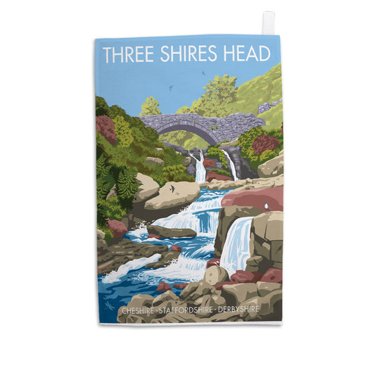 Three Shires Head Tea Towel