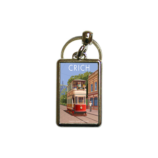 Crich, Tramway Village Metal Keyring