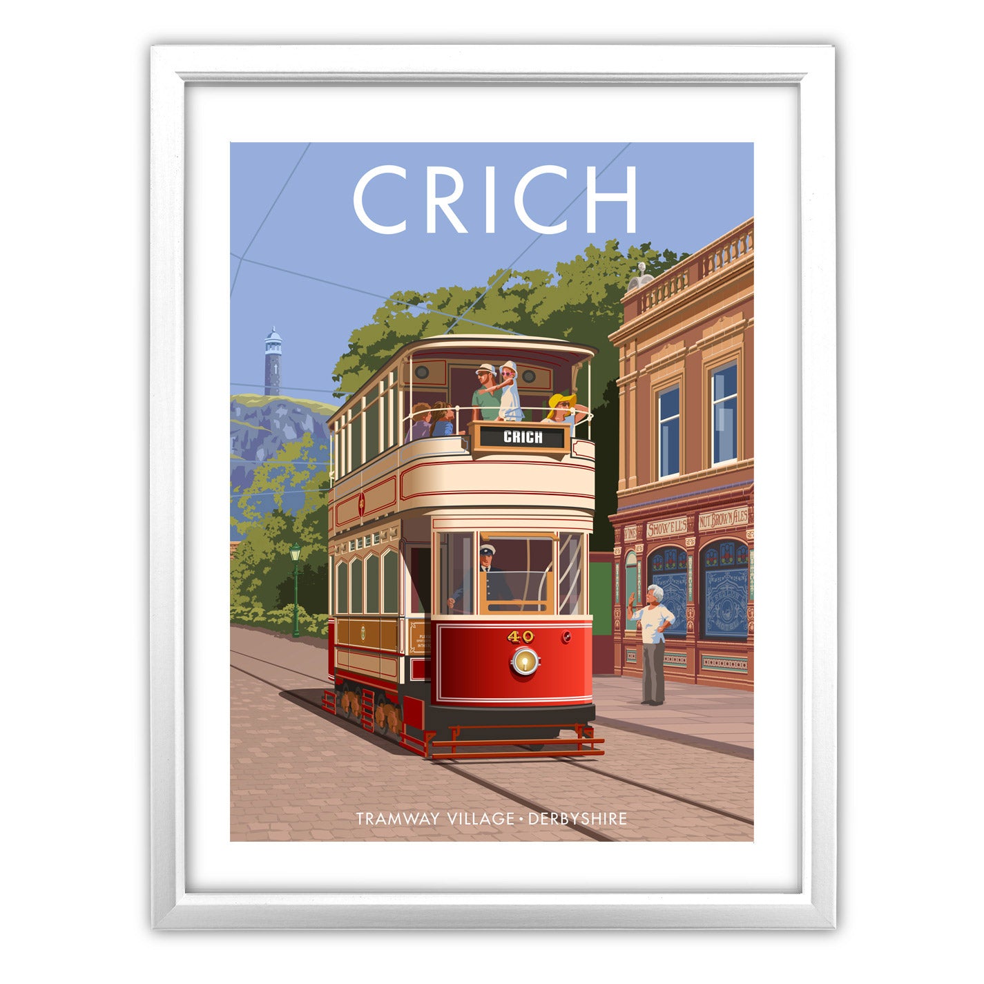 Crich, Tramway Village Art Print